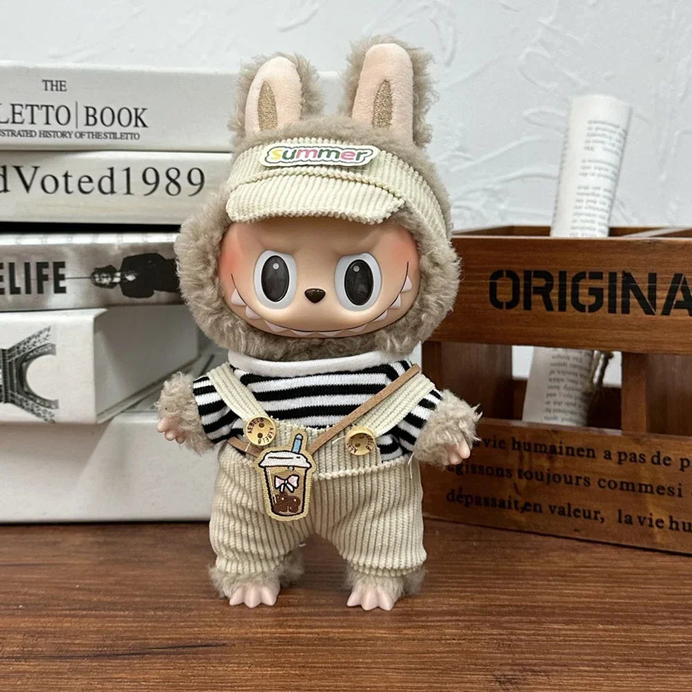 PopMart Labubu 17cm Fashion Hoodie Outfit