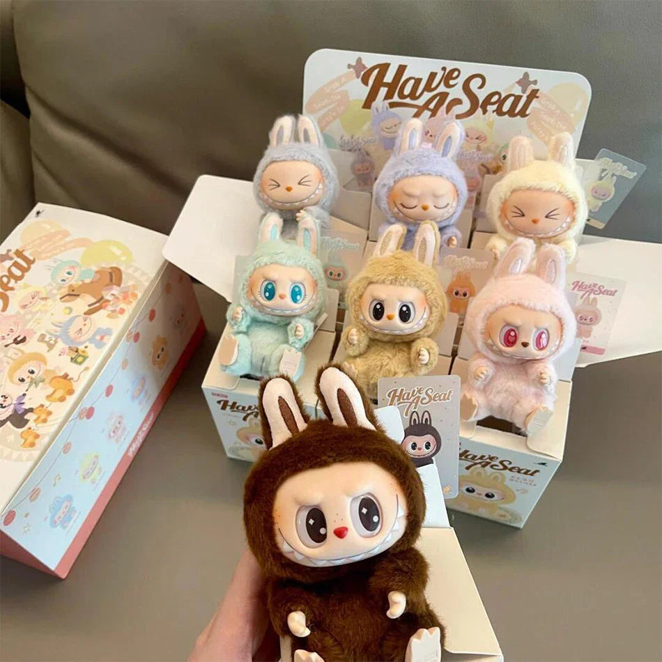 Popmart Labubu Party Rubber Plush Blind Box Macaron 2nd Gen