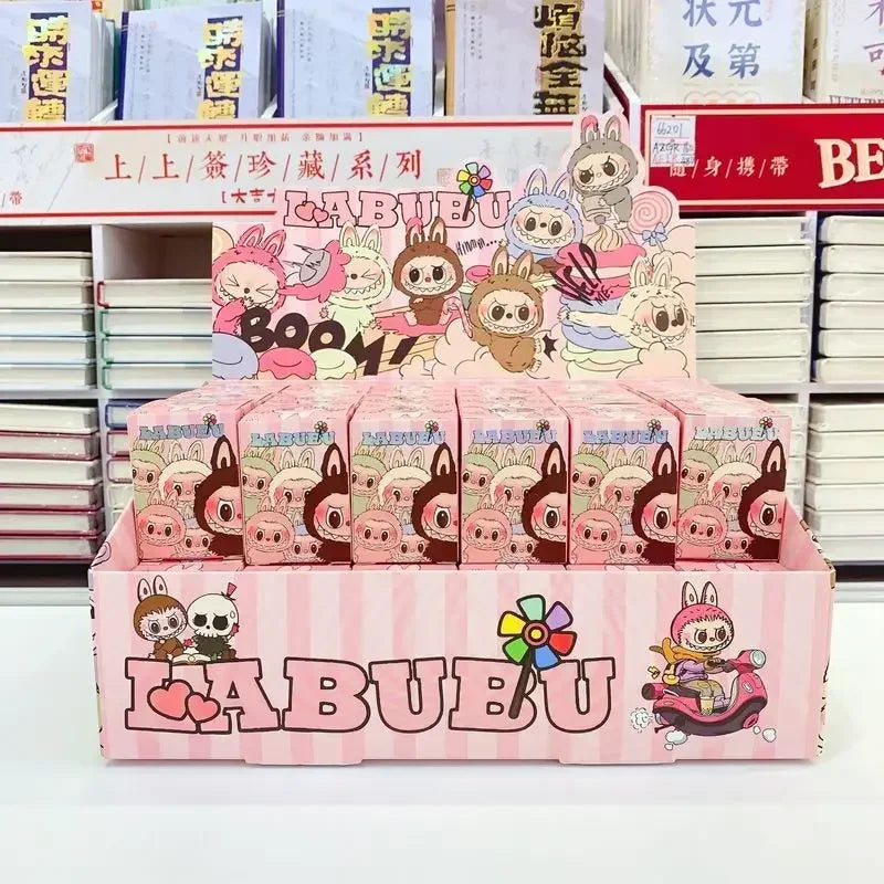 48pcs Mini Labubu Keychain Set