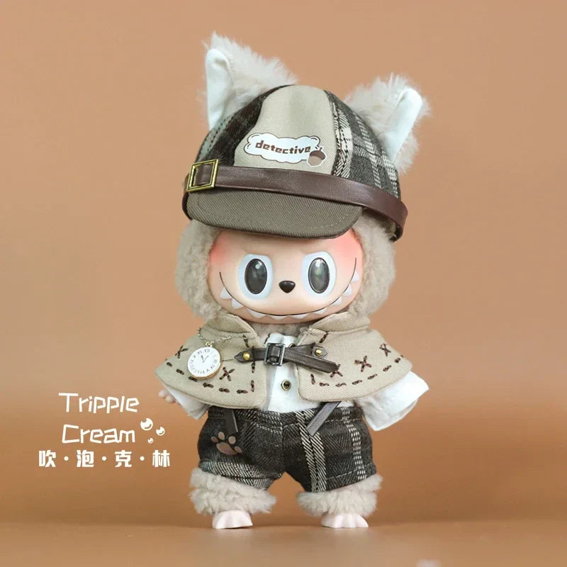 PopMart Labubu 17cm Plush Doll Clothes