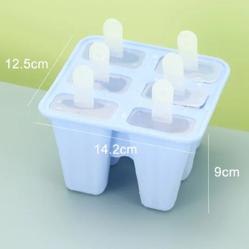 10-Piece Silicone Popsicle Molds