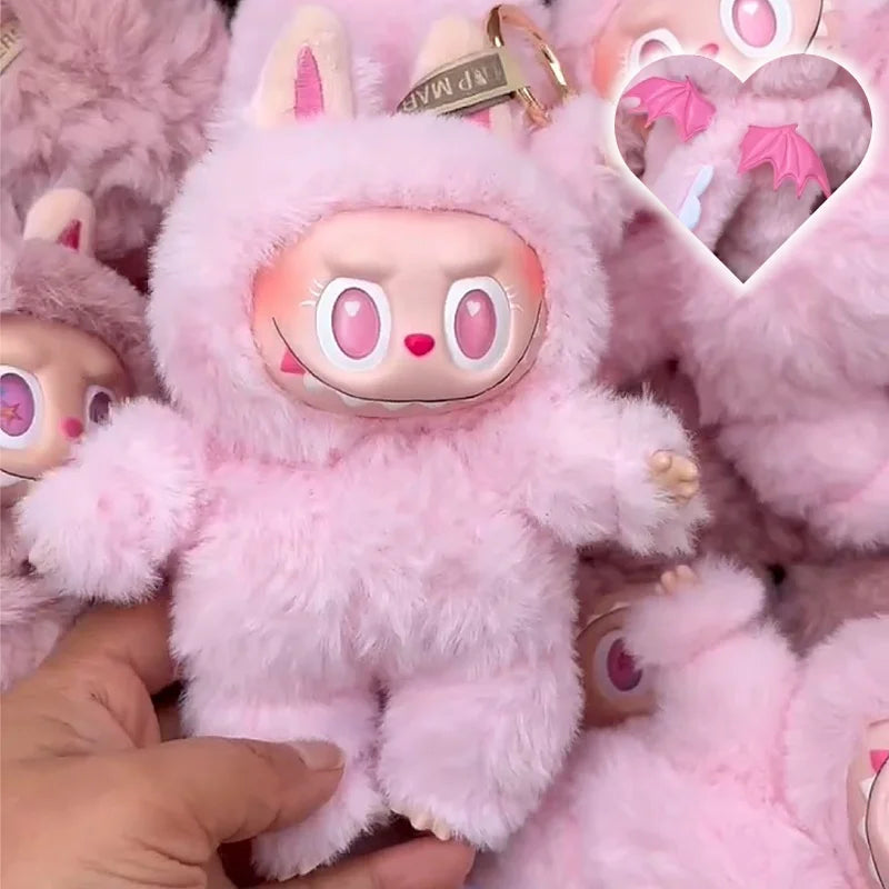 2025 Pink Angel Labubu Replica Doll