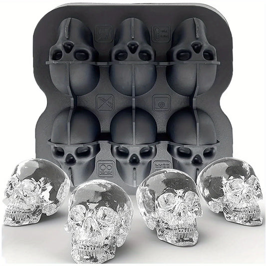 Skull Ice Ball Mold Silicone