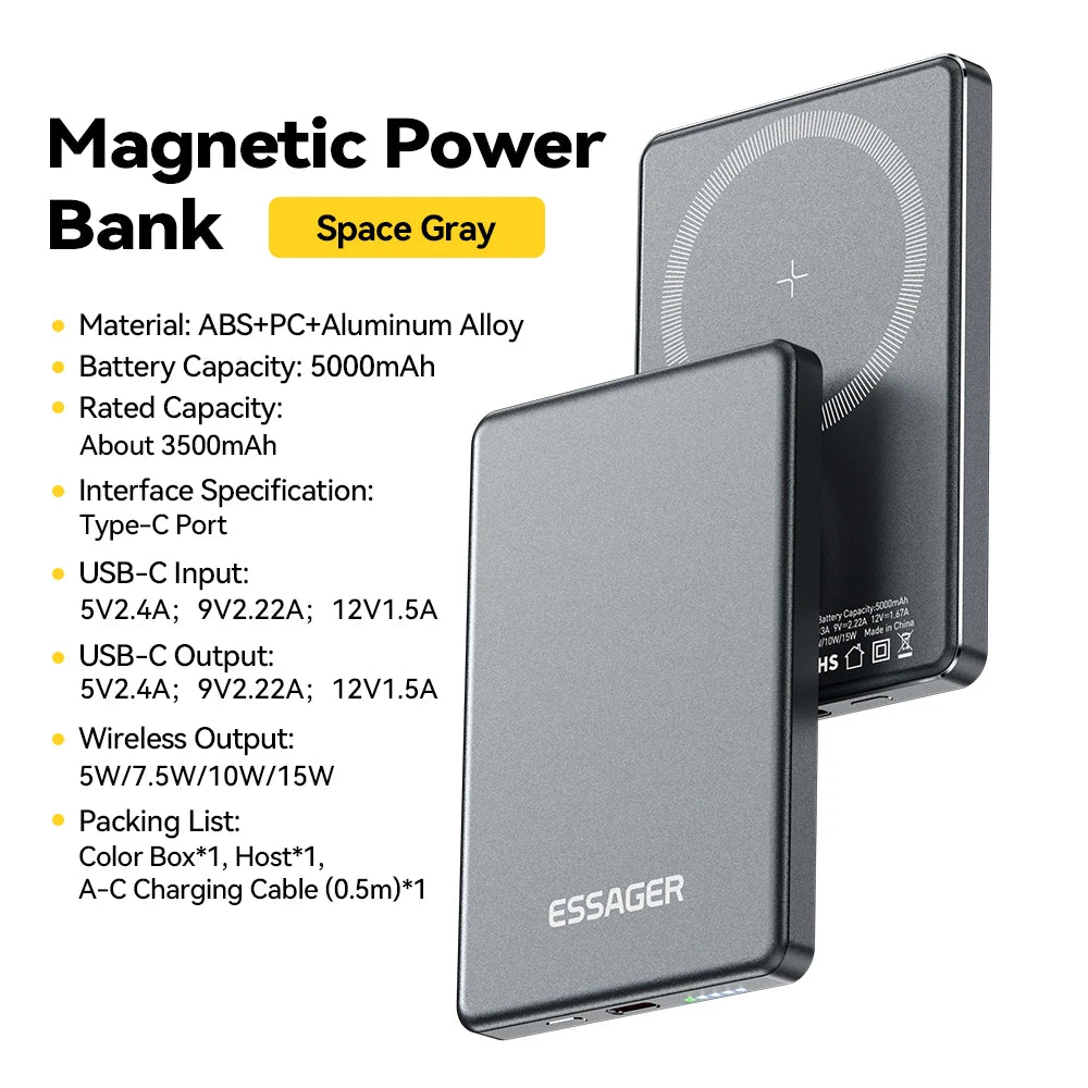 Essager 20W Magnetic Power Bank