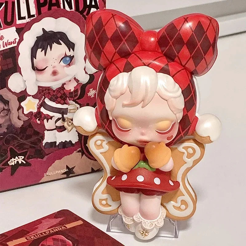 POP MART Labubu Doll SKULLPANDA Tell Me Box