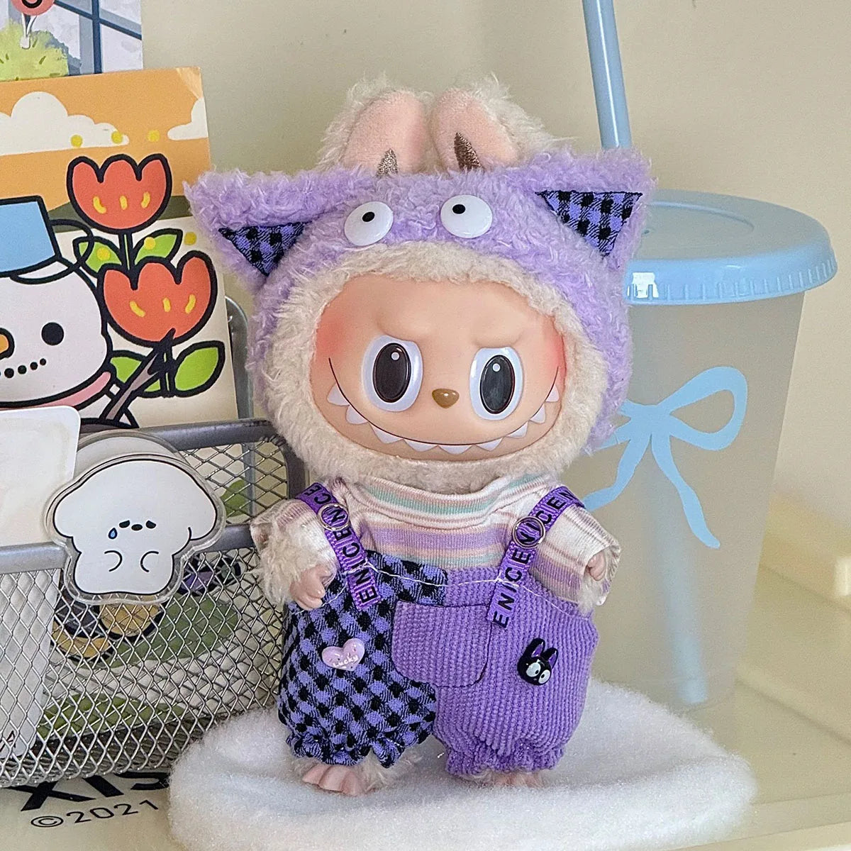 POPMART Labubu V1 V2 Devil Outfit Dress Set