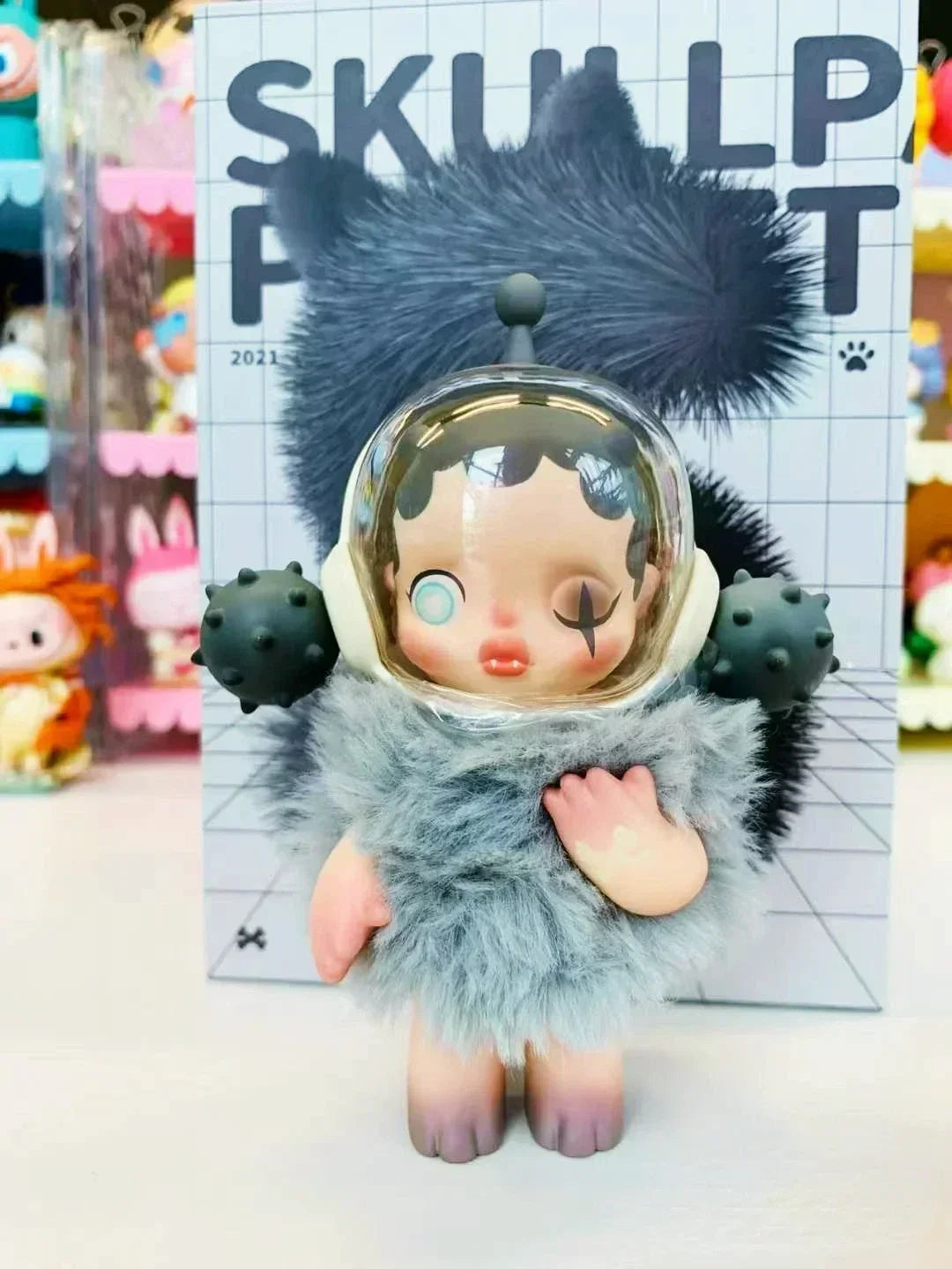 POP MART Labubu SKULLPANDA Doggie Figure