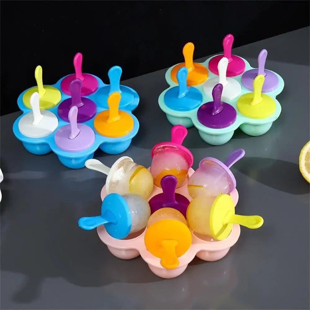 7-Hole Ice Cream Popsicle Mold