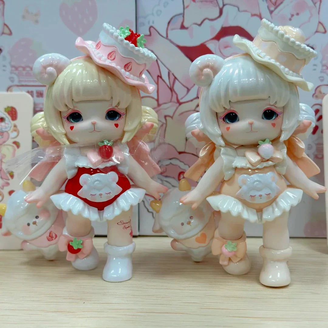 Popmart Labubu Mimia Cute Girl Figure Art Toy Gift