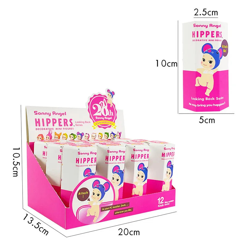 POP MART Labubu Doll Angel Hippers Box