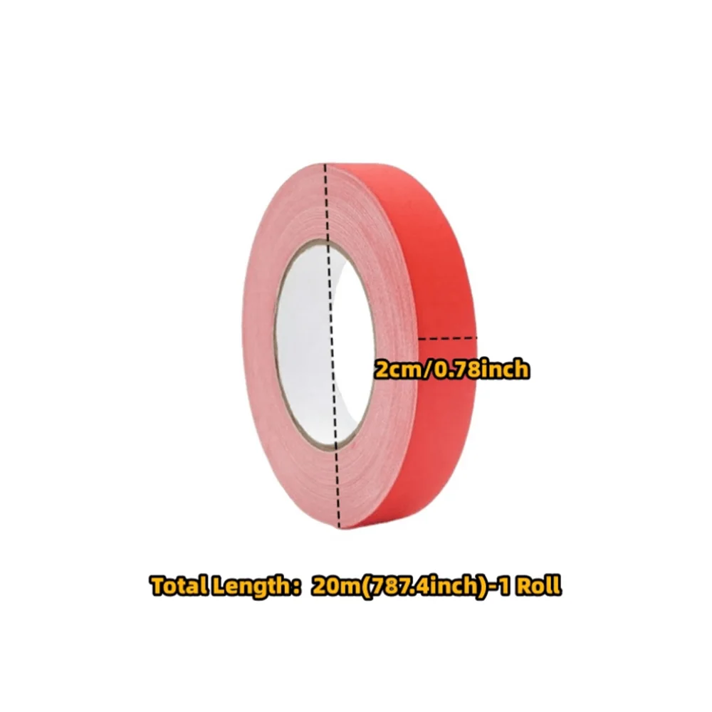 Red Adhesive Fabric Duct Tape