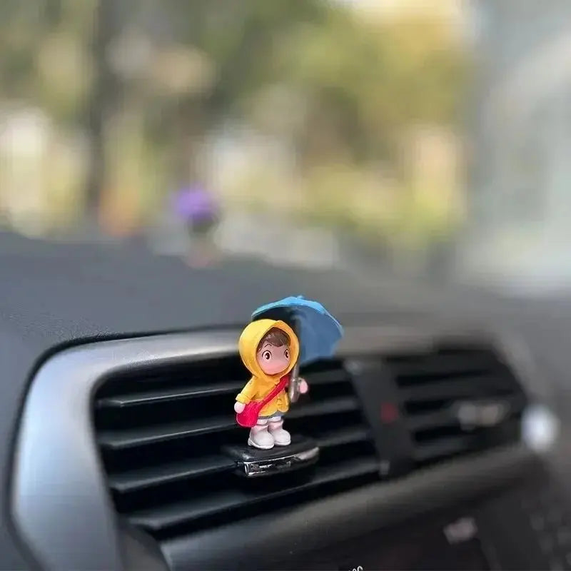 Cute Umbrella Couple Car Ornaments
