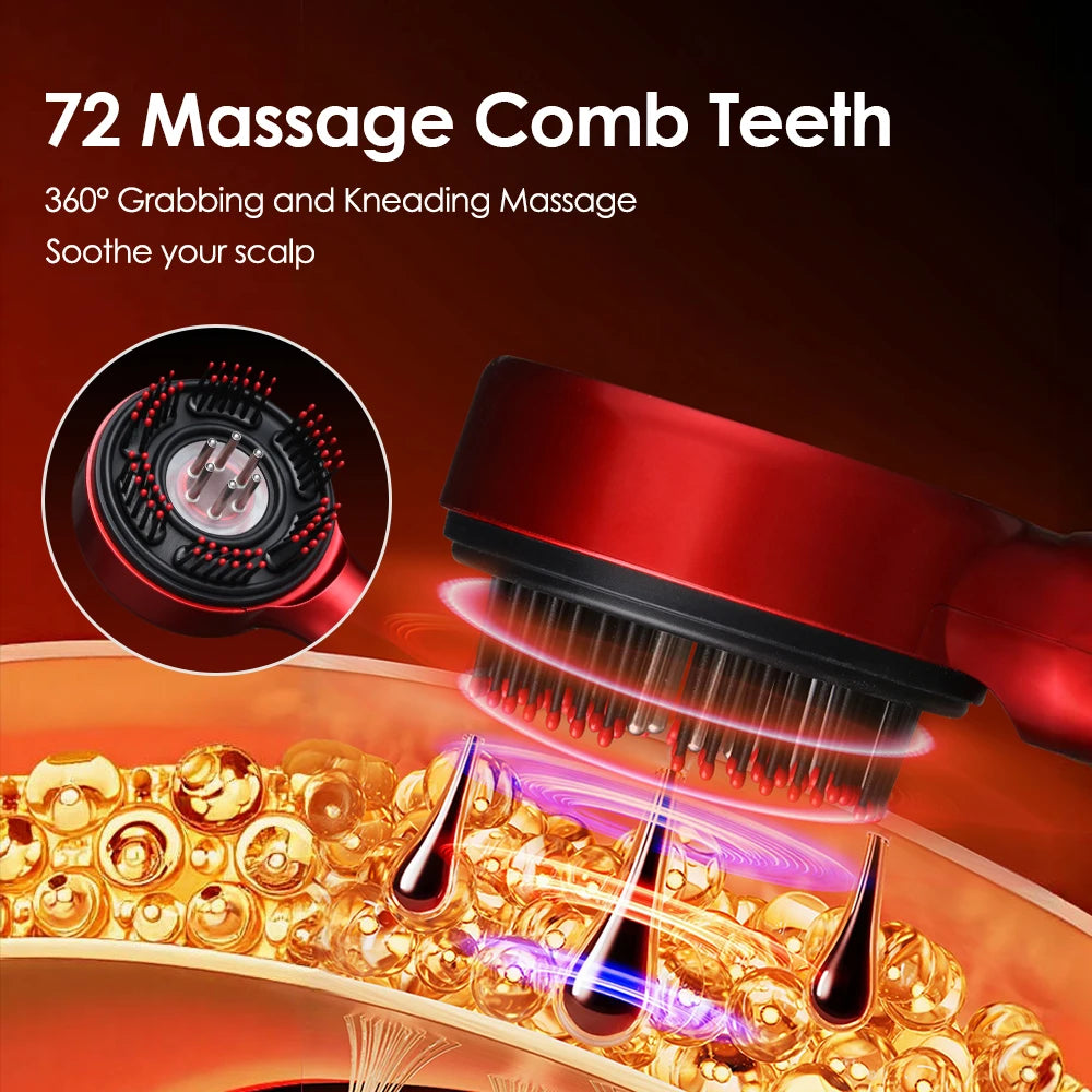 Electric Red Light Massage Comb