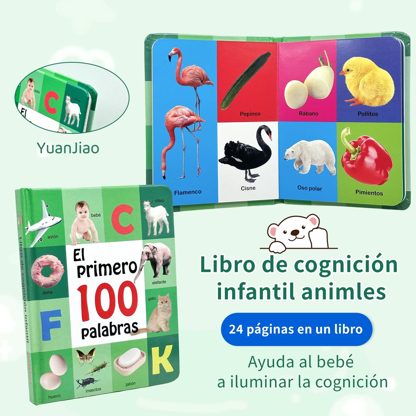 Spanish Children's Cognitive Learning Book
