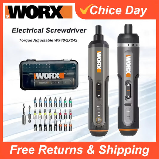 Worx 30-Bit Cordless Screwdriver Set