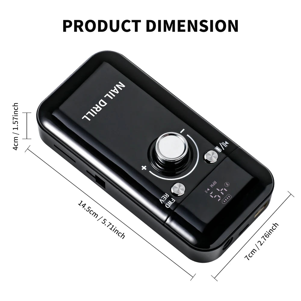 Professional 45000RPM Electric Nail Drill