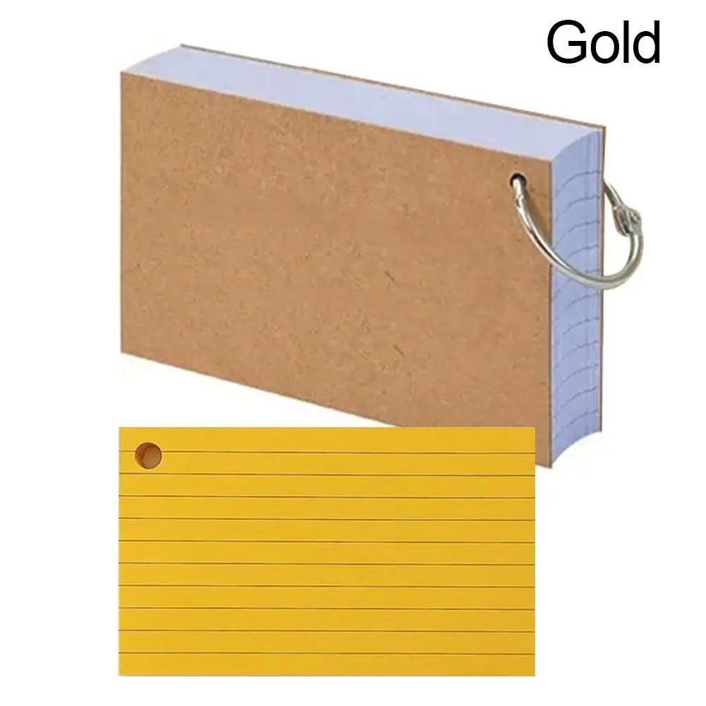 Binder Loose-Leaf Flash Cards