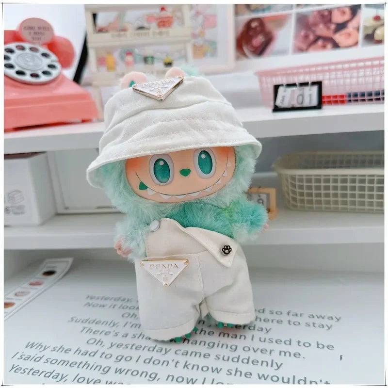 PopMart Labubu Cute Fisherman Hat Clothes
