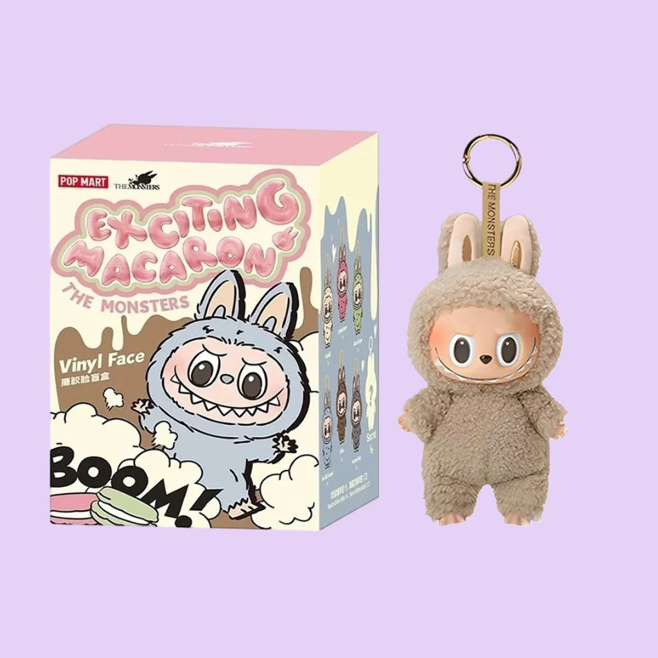 Hot Sales Anime Macaron Labubu Seat Series Keychain