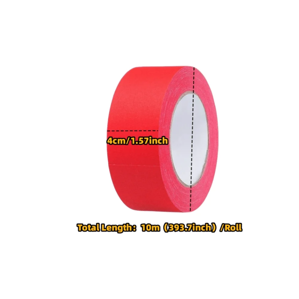 Red Adhesive Fabric Duct Tape