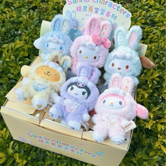 POP MART Labubu Doll Sanrio Elf Bunny Box