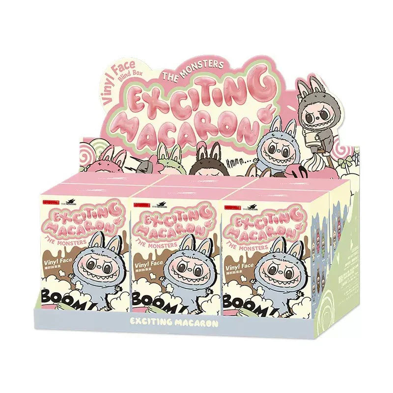 PopMart Labubu Heartbeat Macaron Face Blind Box Pendant