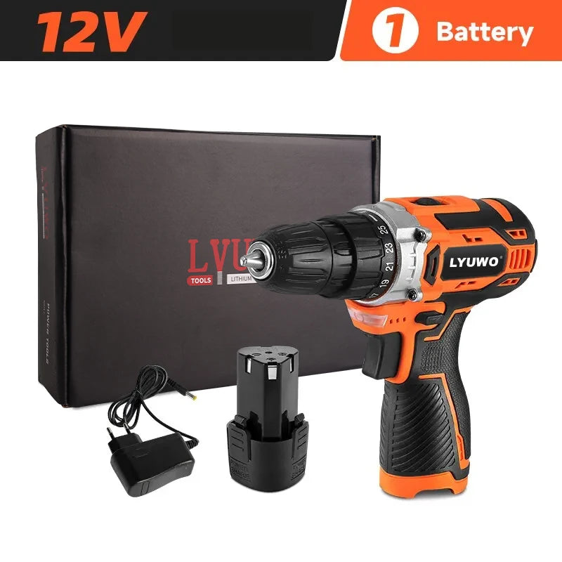 LYUWO 20V Cordless Electric Drill