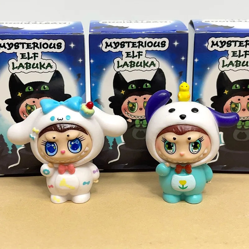 Labubu Sanrio Series Mini Doll Set