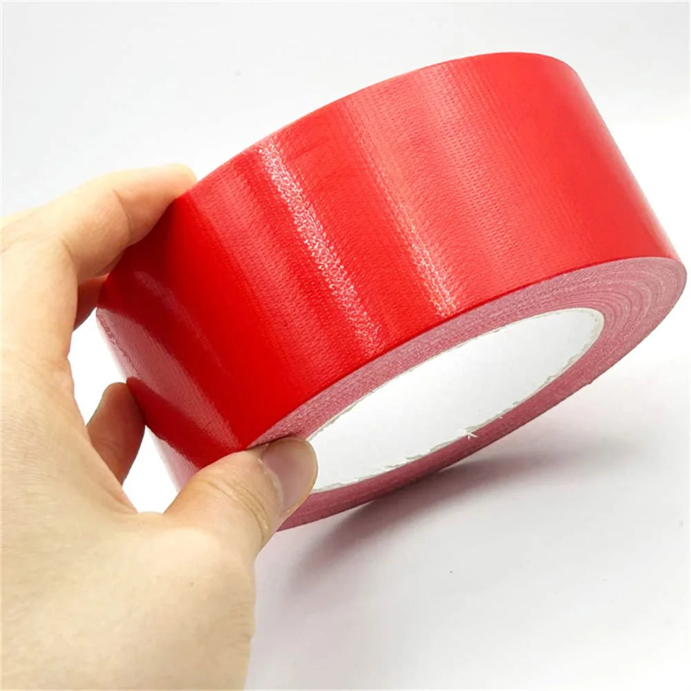 Red Adhesive Fabric Duct Tape