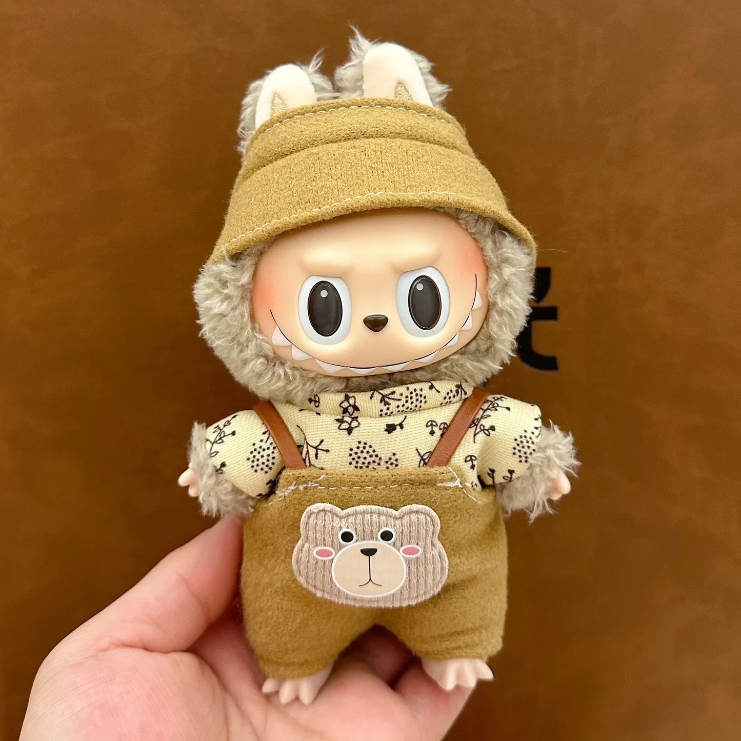 POP MART Labubu Doll 17cm Skirt Outfit Set