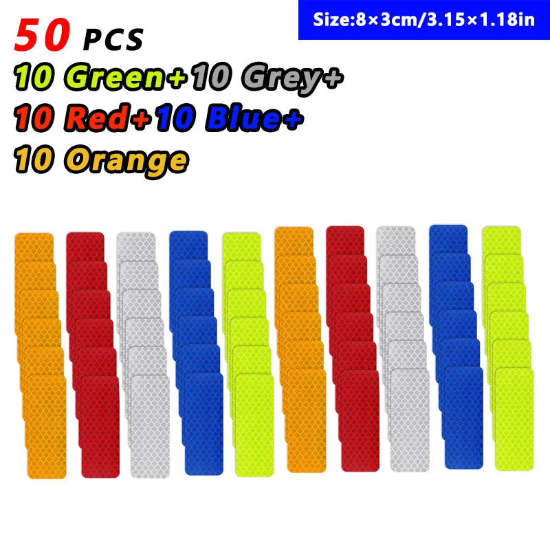 Car Wheel Hub Reflective Stripes