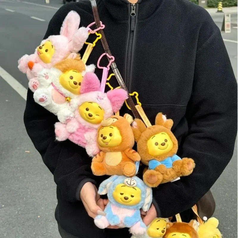 POP MART Labubu Doll Winnie Pooh Blind Box