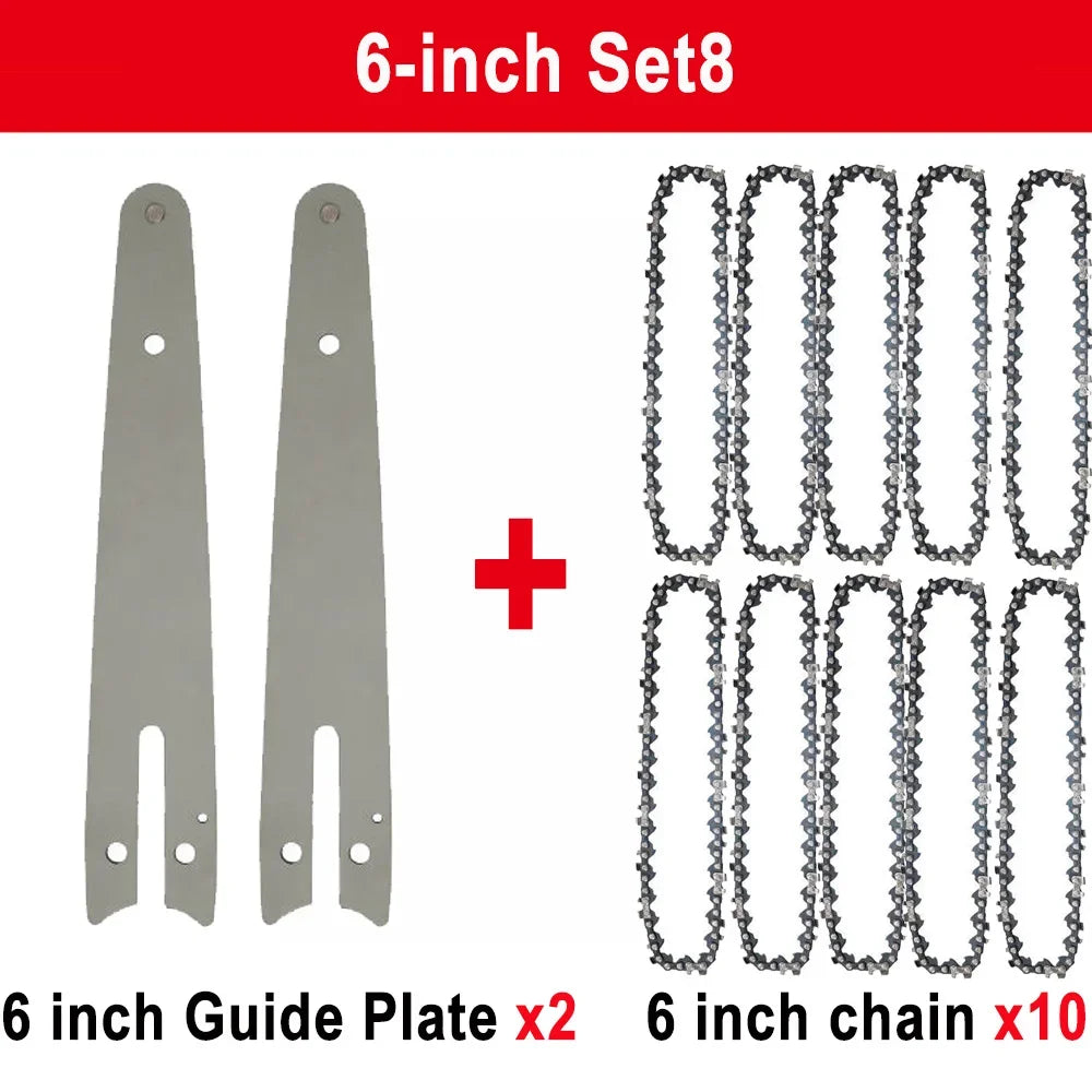 6-Inch Rechargeable Mini Electric Chainsaw