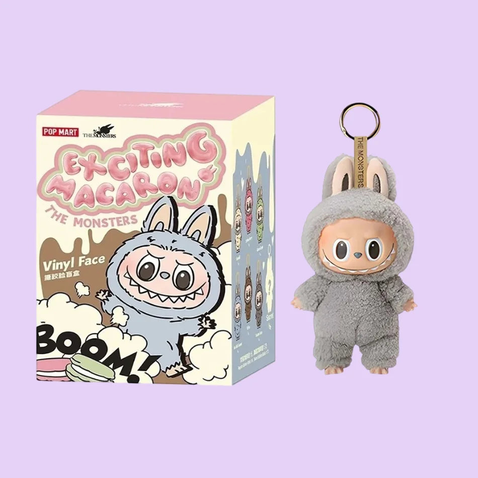 Hot Sales Anime Macaron Labubu Seat Series Keychain