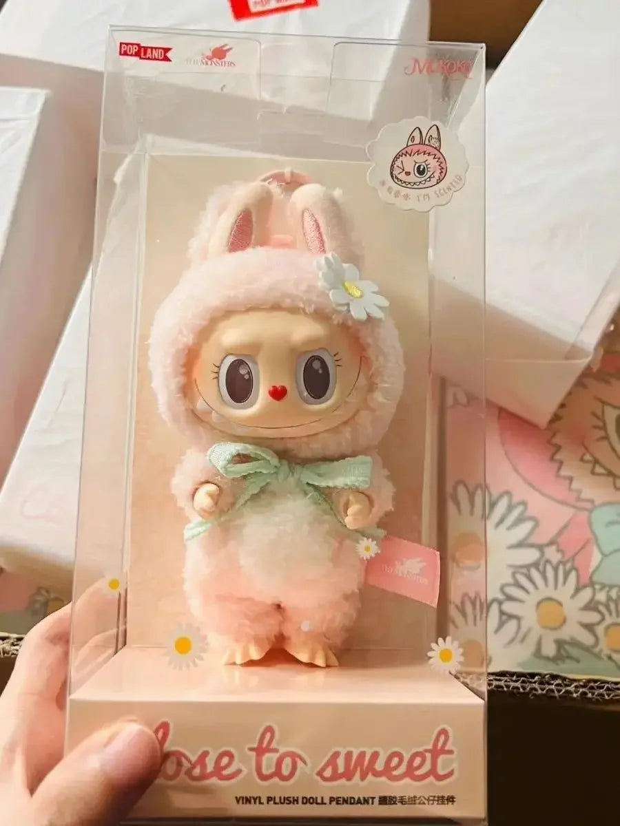 PopMart Labubu Has A Seat Macaron Vinyl Face Doll Pendant