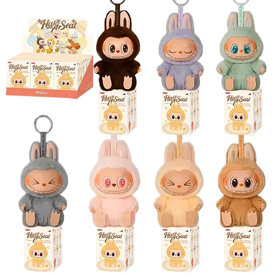 Popmart Labubu Party Rubber Plush Blind Box Macaron 2nd Gen