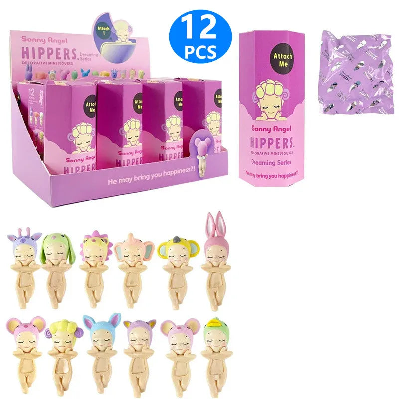 POP MART Labubu Doll Angel Hippers Box