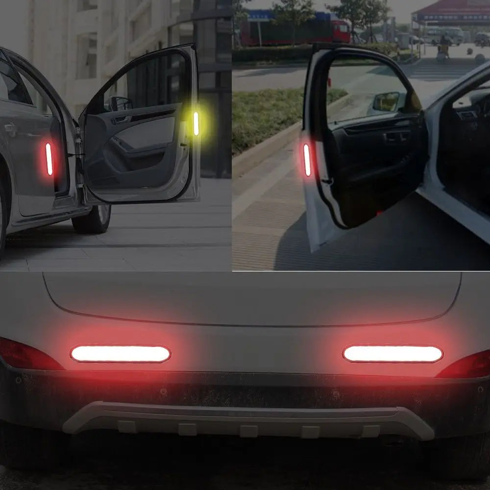 2pcs Car Reflective Door Strips