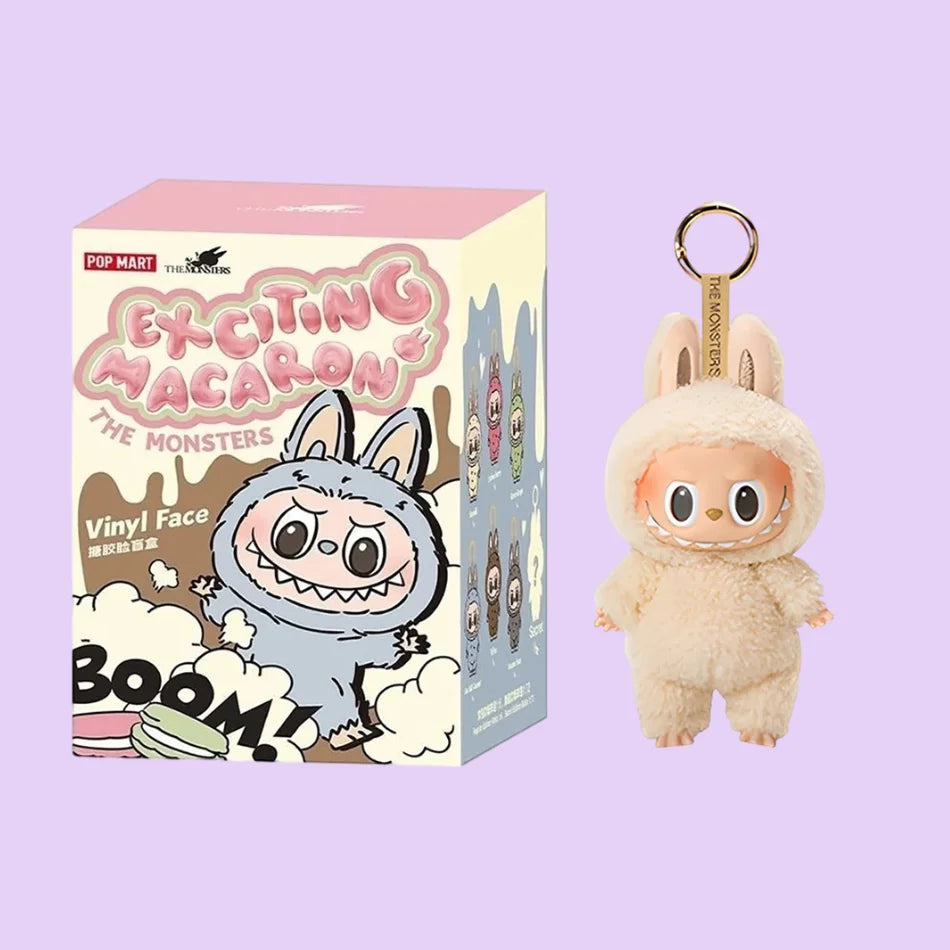 Hot Sales Anime Macaron Labubu Seat Series Keychain