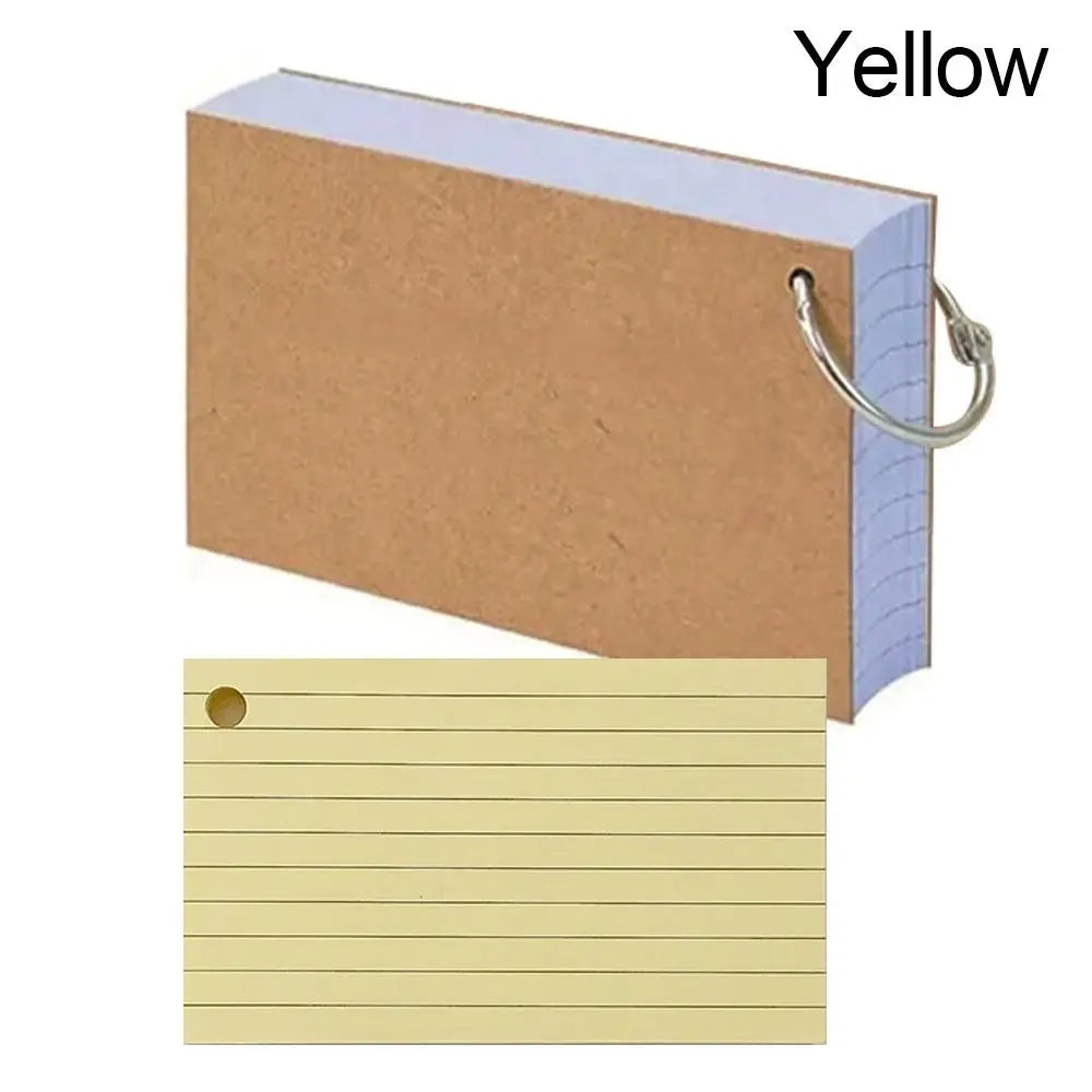 Binder Loose-Leaf Flash Cards