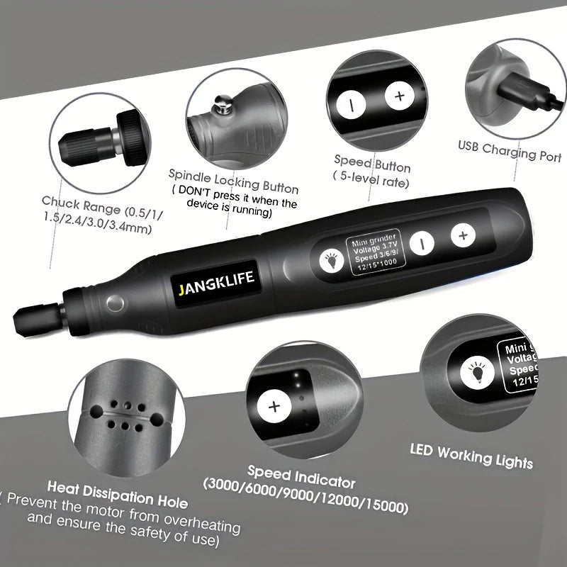JANGKLIFE STRONG 210 Nail Drill