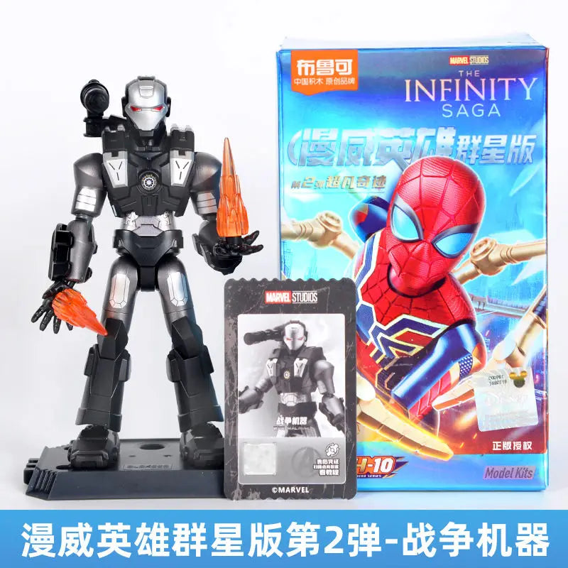 POP MART Labubu Doll Blokees Iron Hero Box