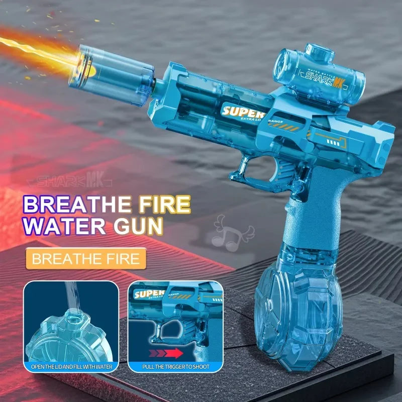 LED Light Electric Water Gun