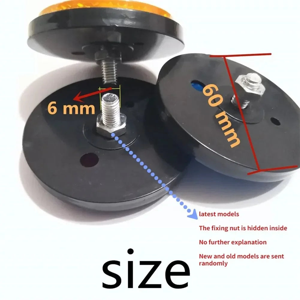 2x Circular Reflective Stickers