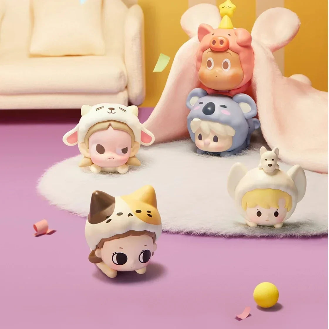 PopMart Labubu Animal Pajamas Party Blind Box