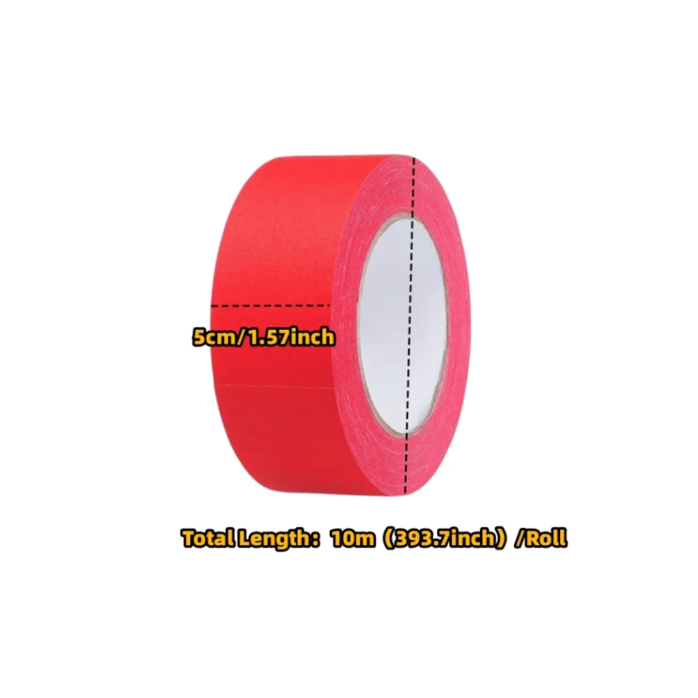Red Adhesive Fabric Duct Tape