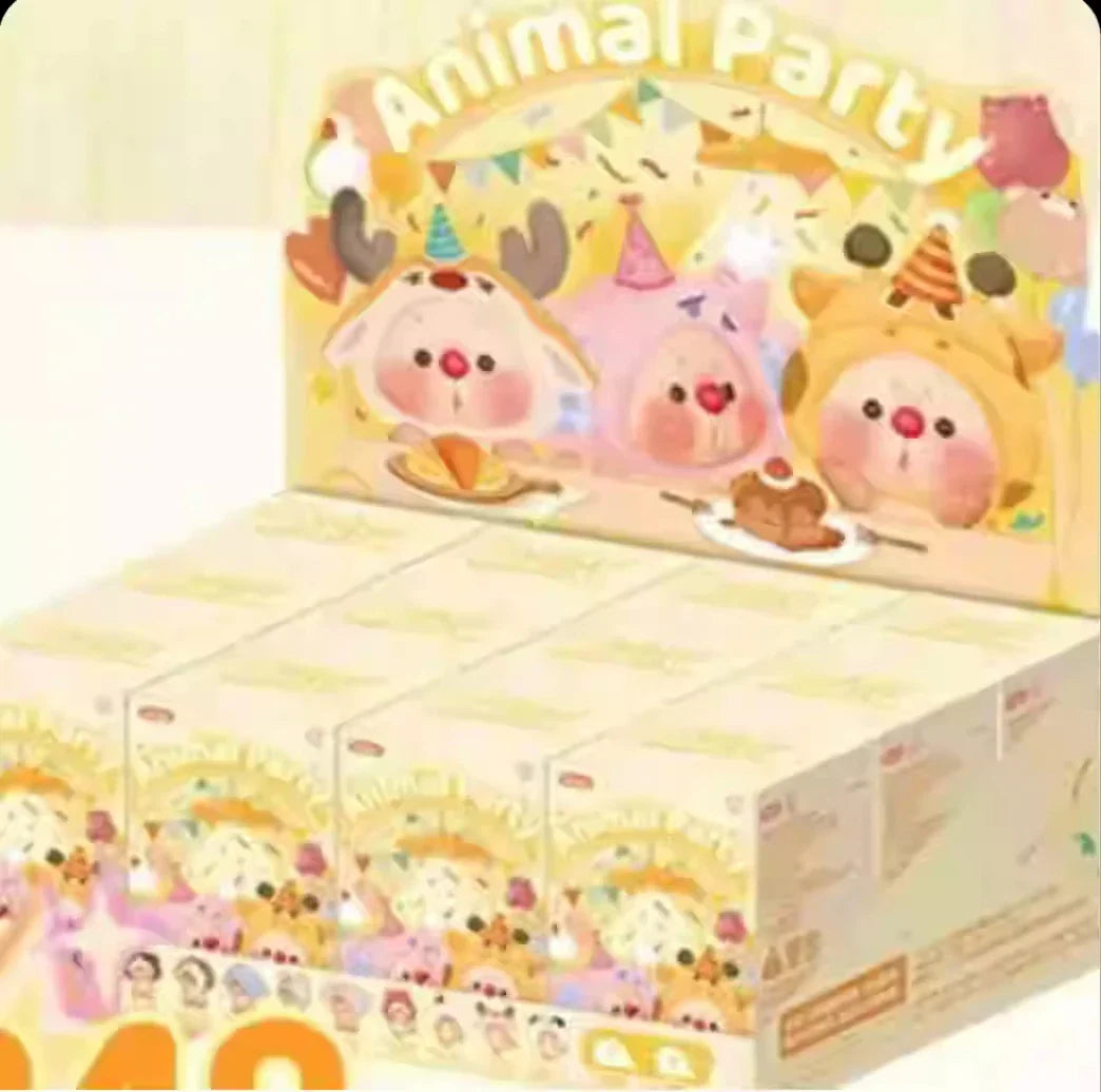 POP MART Labubu Doll OYO Animal Party Box
