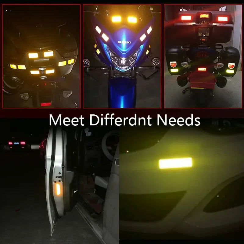 10pcs Car Reflective Bumper Stickers