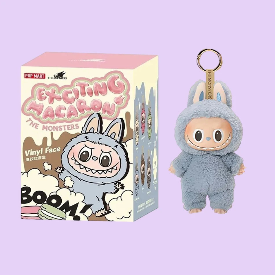 Hot Sales Anime Macaron Labubu Seat Series Keychain