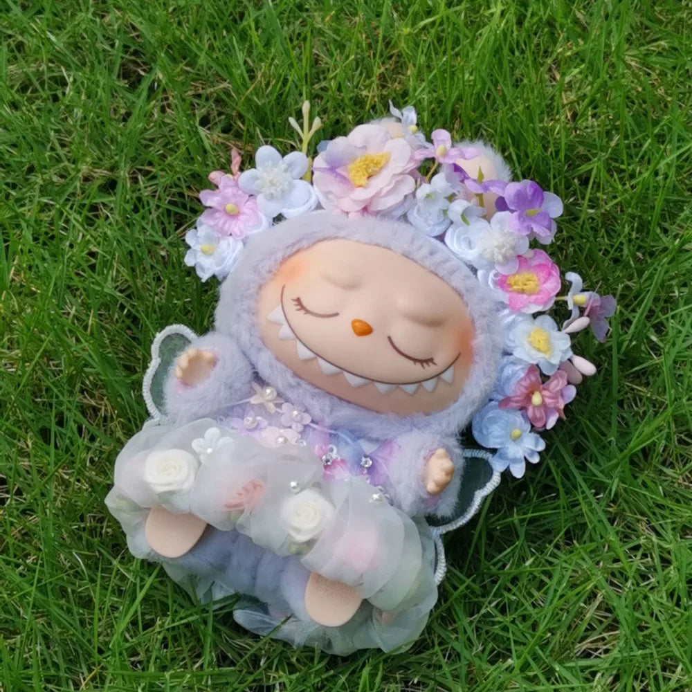 Popmart Labubu V1 V2 Flower Fairy Doll Outfit